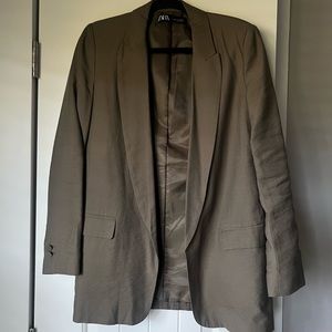 Zara Olive Blazer